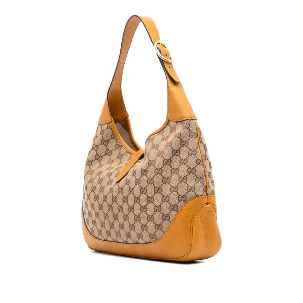 Gucci GG Canvas Web Jackie O Bouvier Crossbody - 2