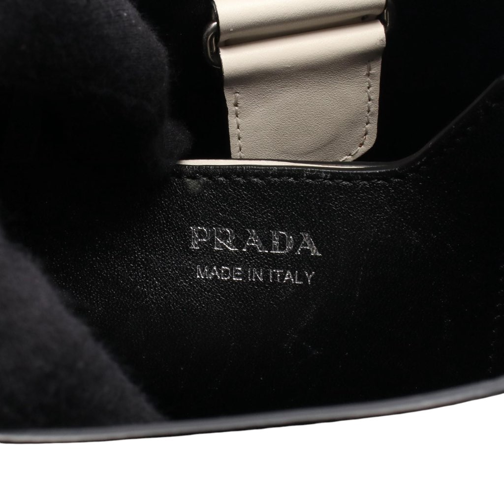 Prada Small Saffiano Cuir Smalto Panier Satchel - 4