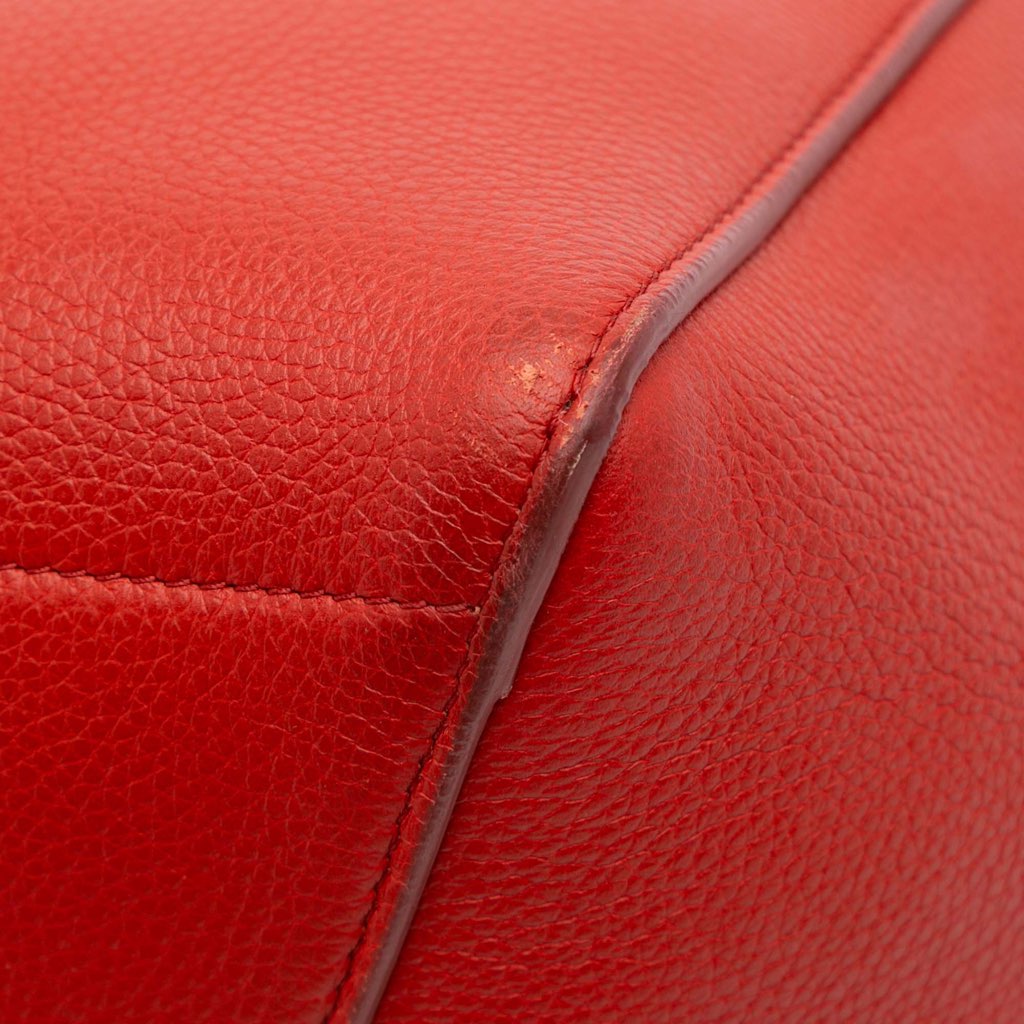 Celine Medium Leather Seau Sangle Bucket Bag - Detail 2