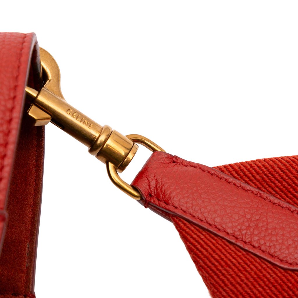 Celine Medium Leather Seau Sangle Bucket Bag - Image 11