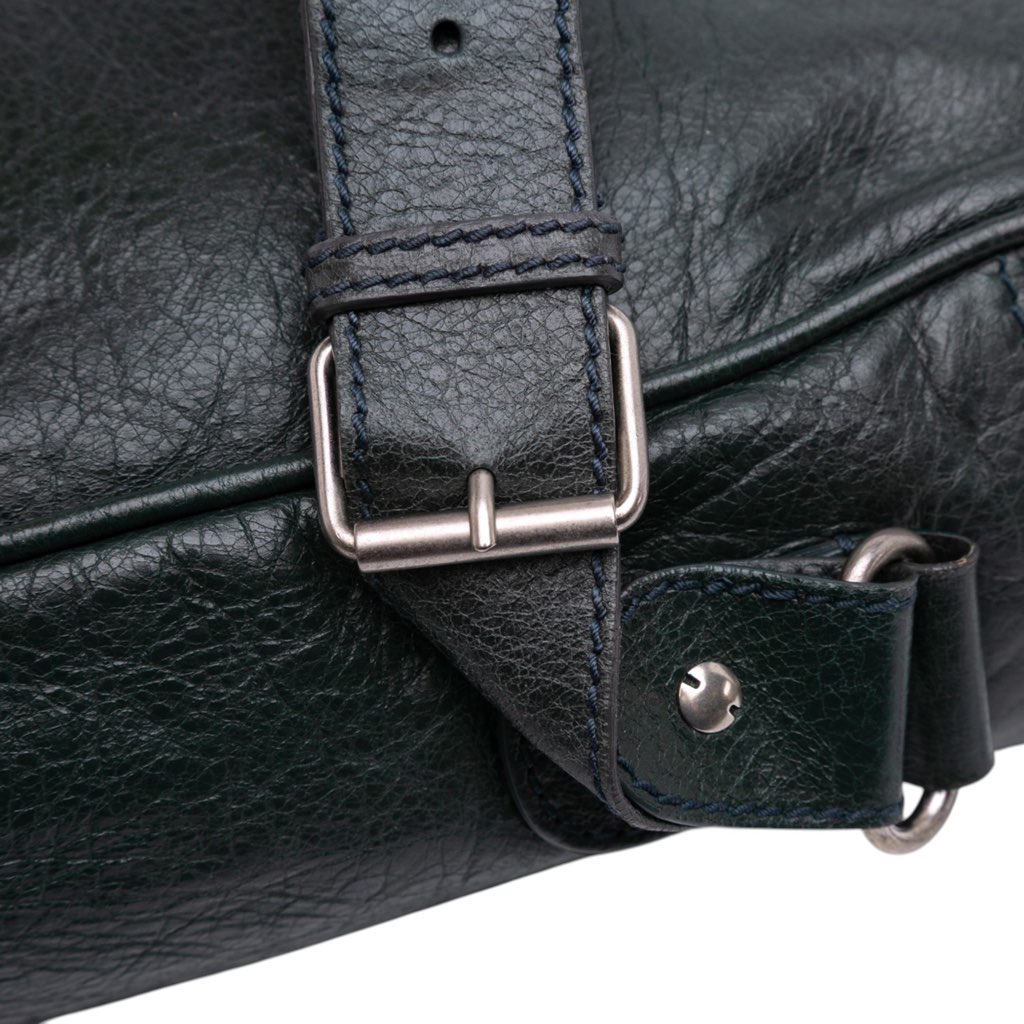 Balenciaga Lambskin Motocross Classic Reporter Crossbody - Image 13