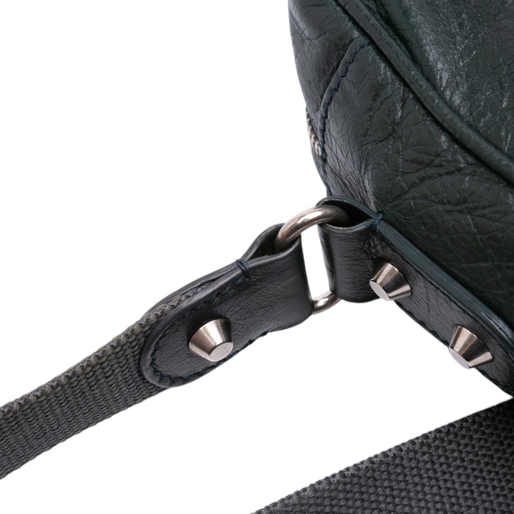 Balenciaga Lambskin Motocross Classic Reporter Crossbody - Image 12