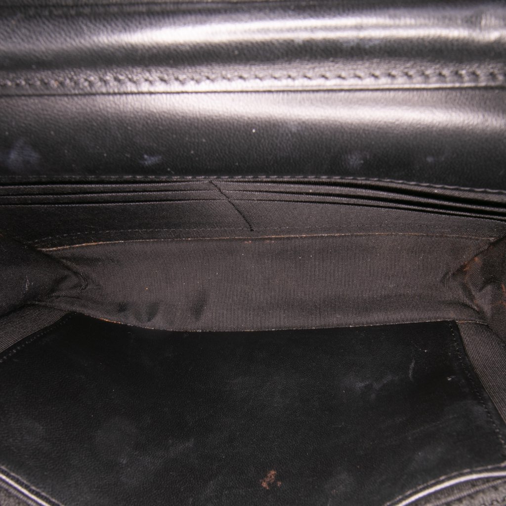 Chanel Chevron Lambskin Studded Wallet On Chain - 4