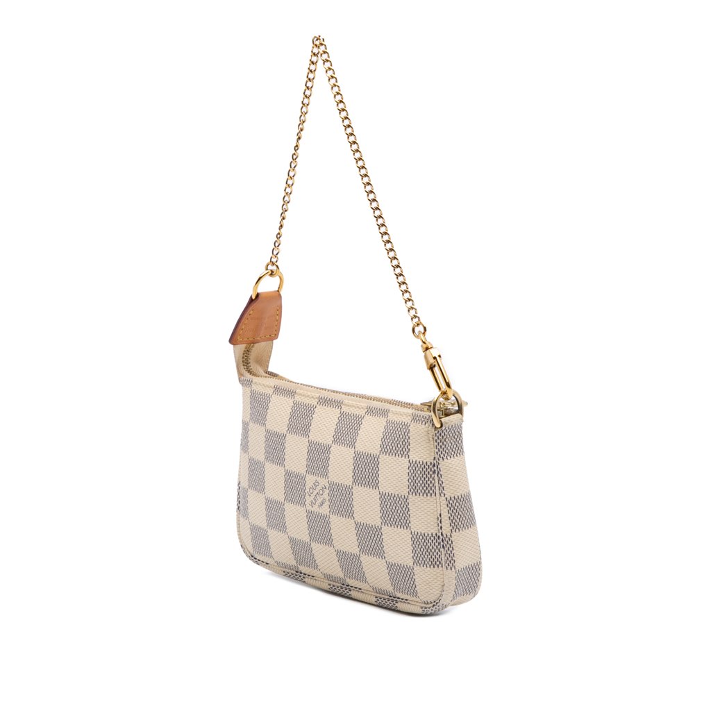 Louis Vuitton Damier Azur Mini Pochette Accessoires - Back view