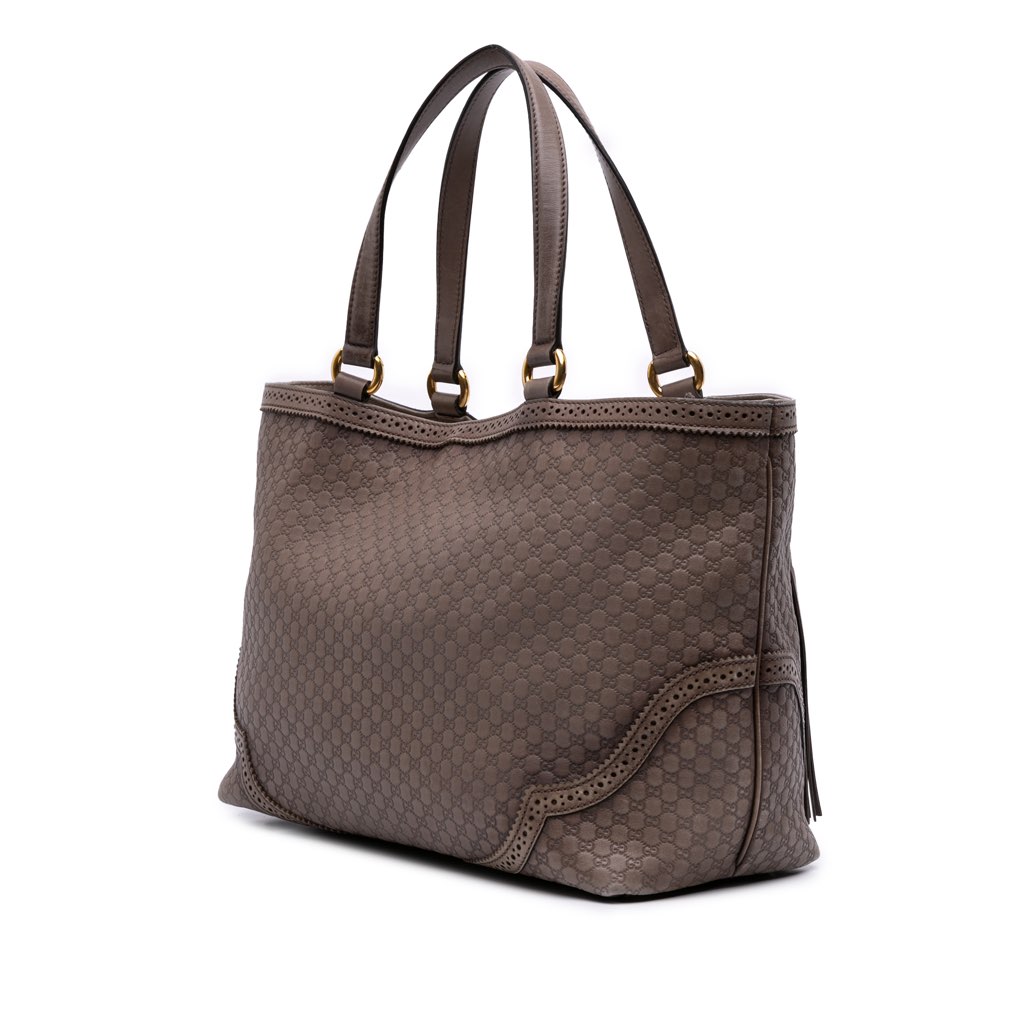 Gucci Microguccissima Brogue Duilio Tote - Back view