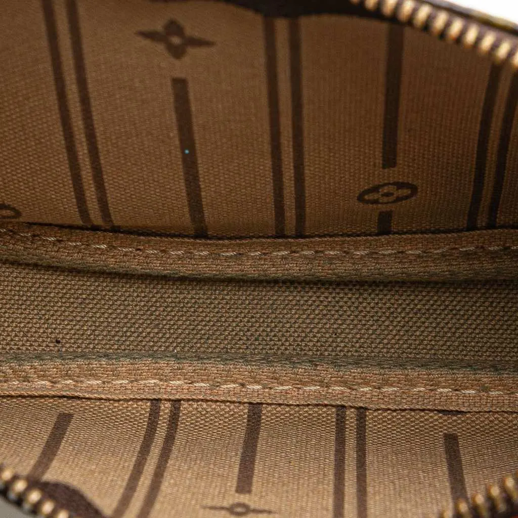 Louis Vuitton Monogram Patch Mini Pochette Accessoires Brown Canvas Good - Model View