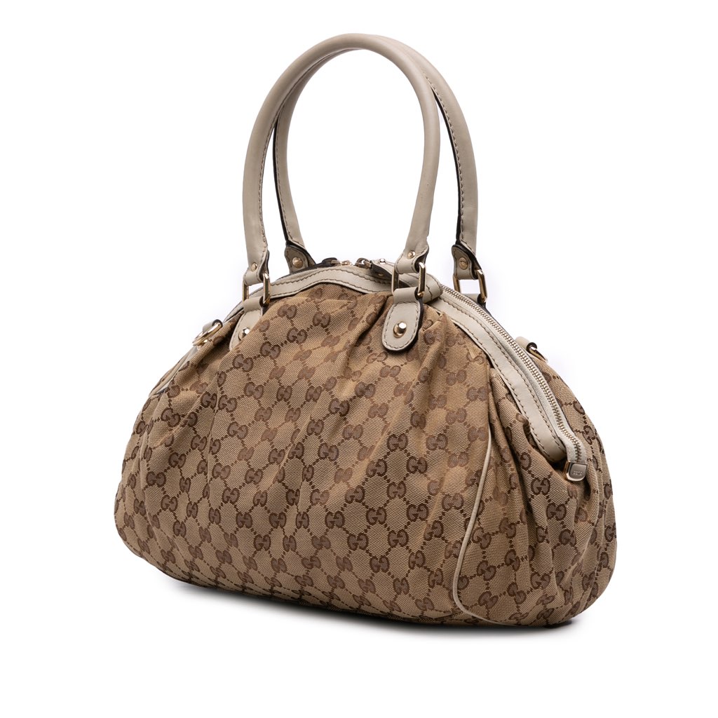 Gucci GG Canvas Sukey Satchel - 2