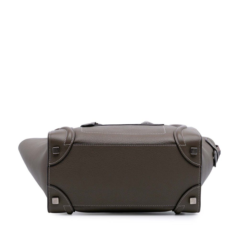 Celine Micro Leather Luggage Tote - 3
