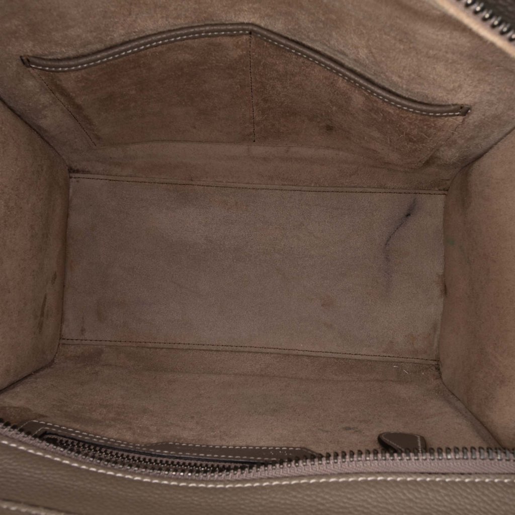 Celine Micro Leather Luggage Tote - 4