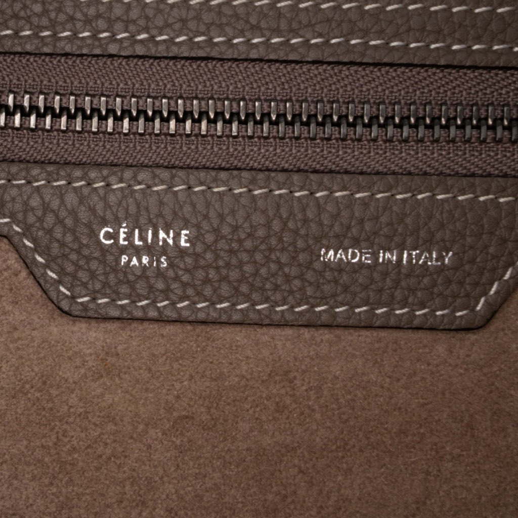 Celine Micro Leather Luggage Tote - 5