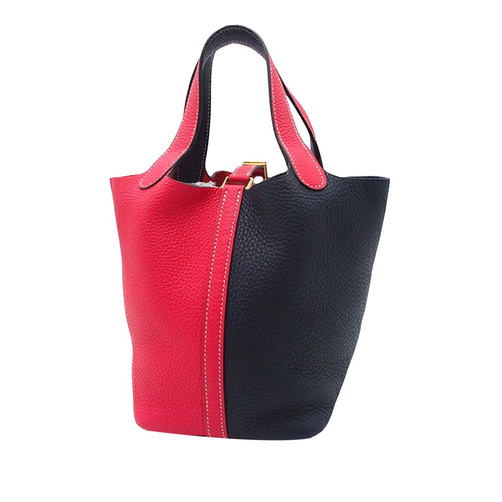 Hermès Bicolor Clemence Picotin Lock 18 - Back view