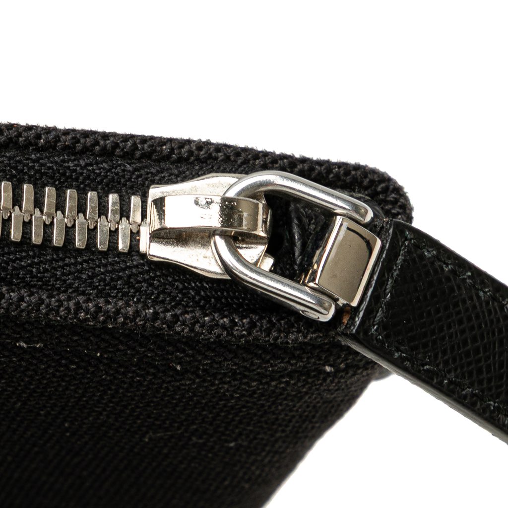 Prada Canvas Canapa Monkey Tote - Side view