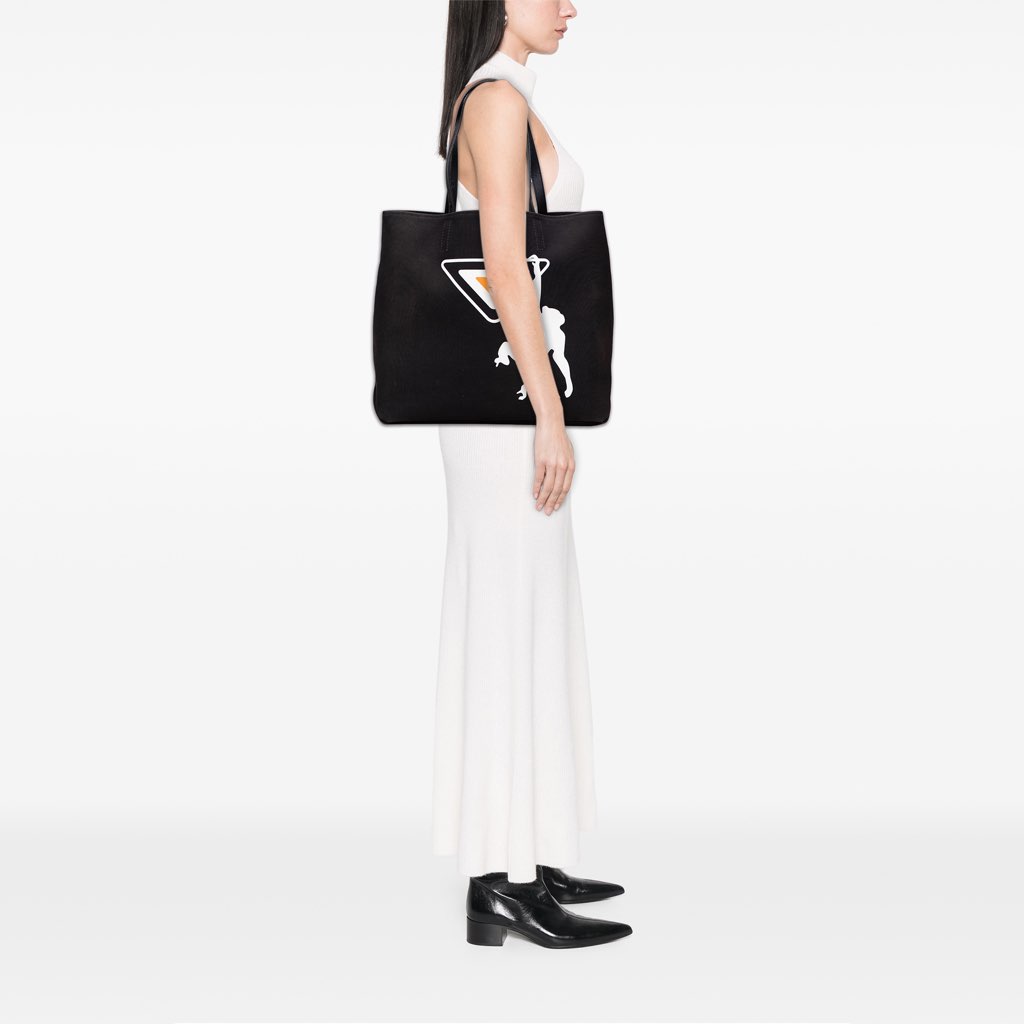 Prada Canvas Canapa Monkey Tote - Image 12