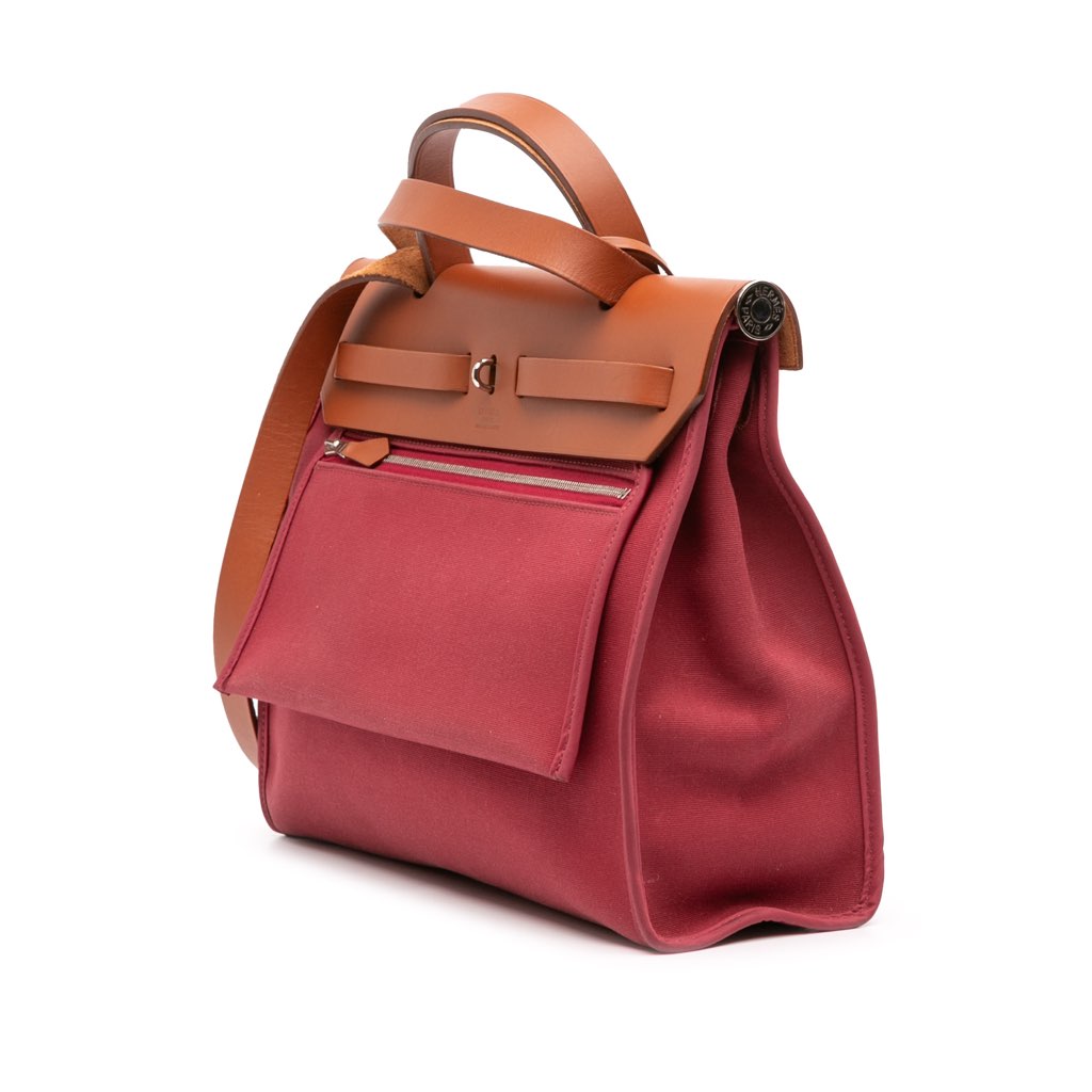 Hermès Toile Herbag Zip 31 - Back view