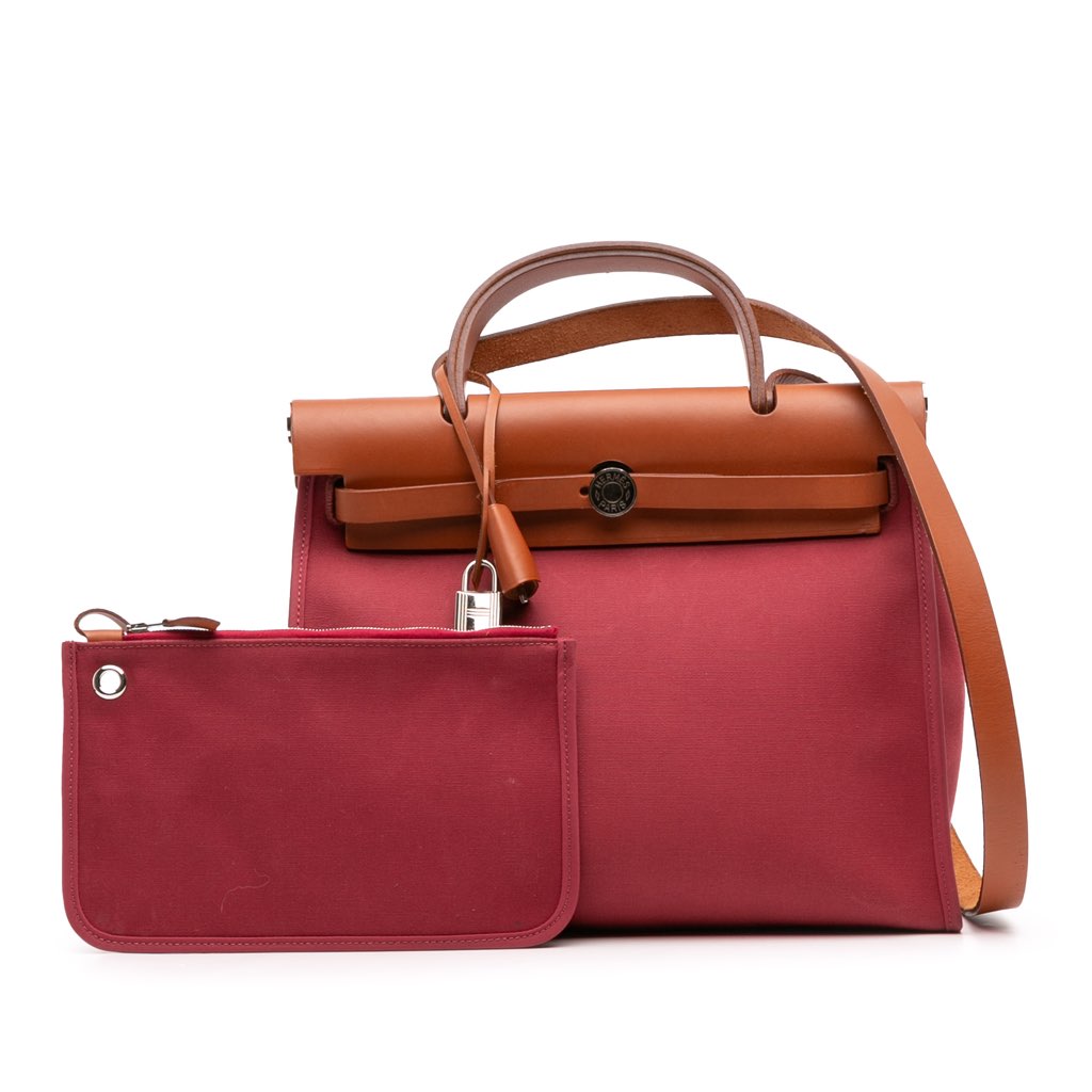 Hermès Toile Herbag Zip 31 - Image 11