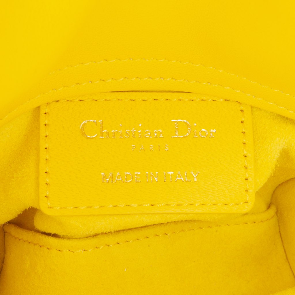 Dior Micro Lambskin Cannage Lady Dior - Side view