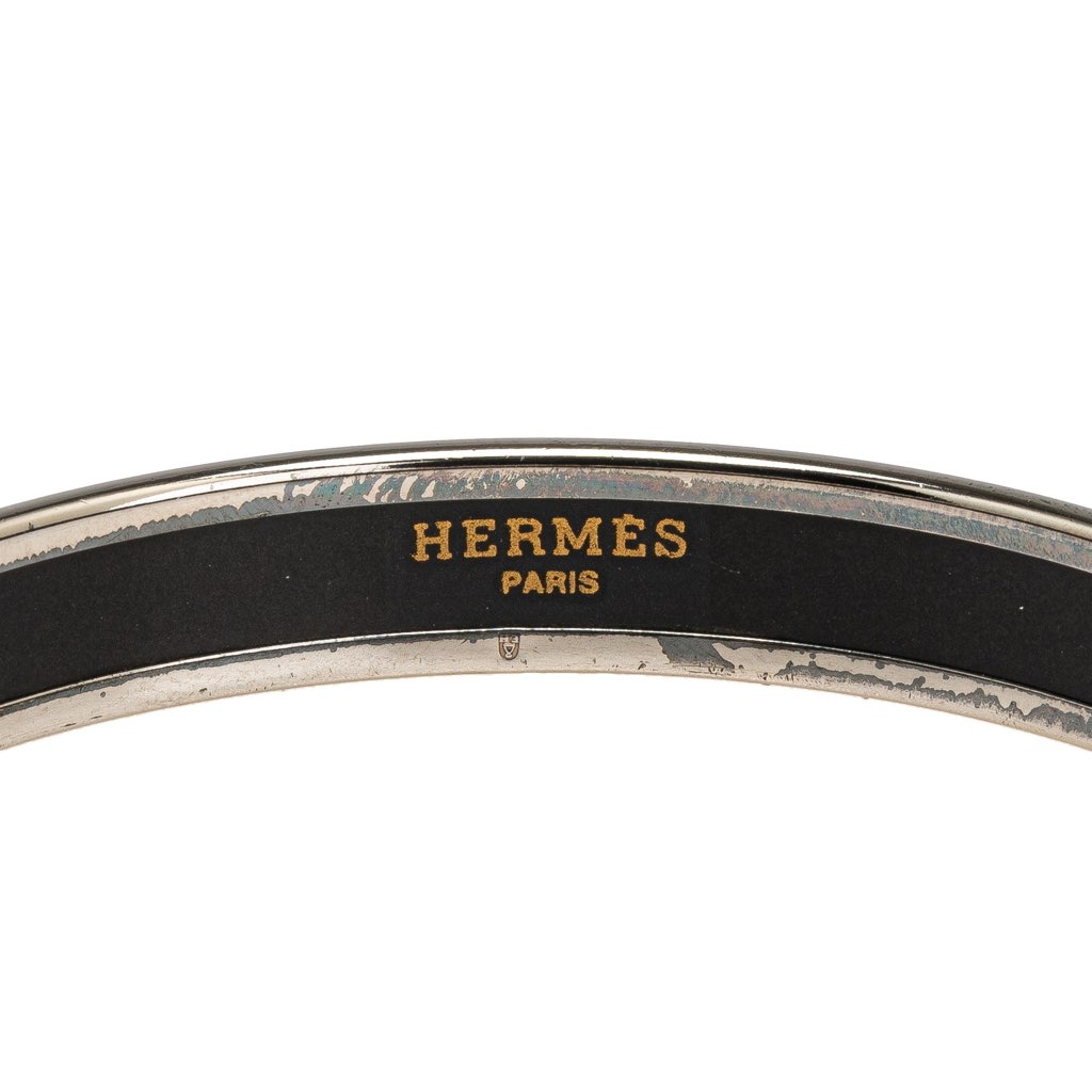 Hermès Narrow Forest Animals Enamel Bangle 62 - 3