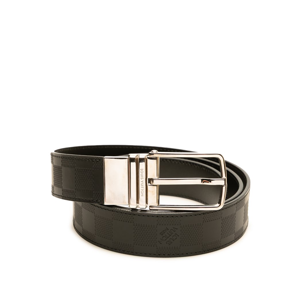 Louis Vuitton Damier Infini Boston Reversible Belt