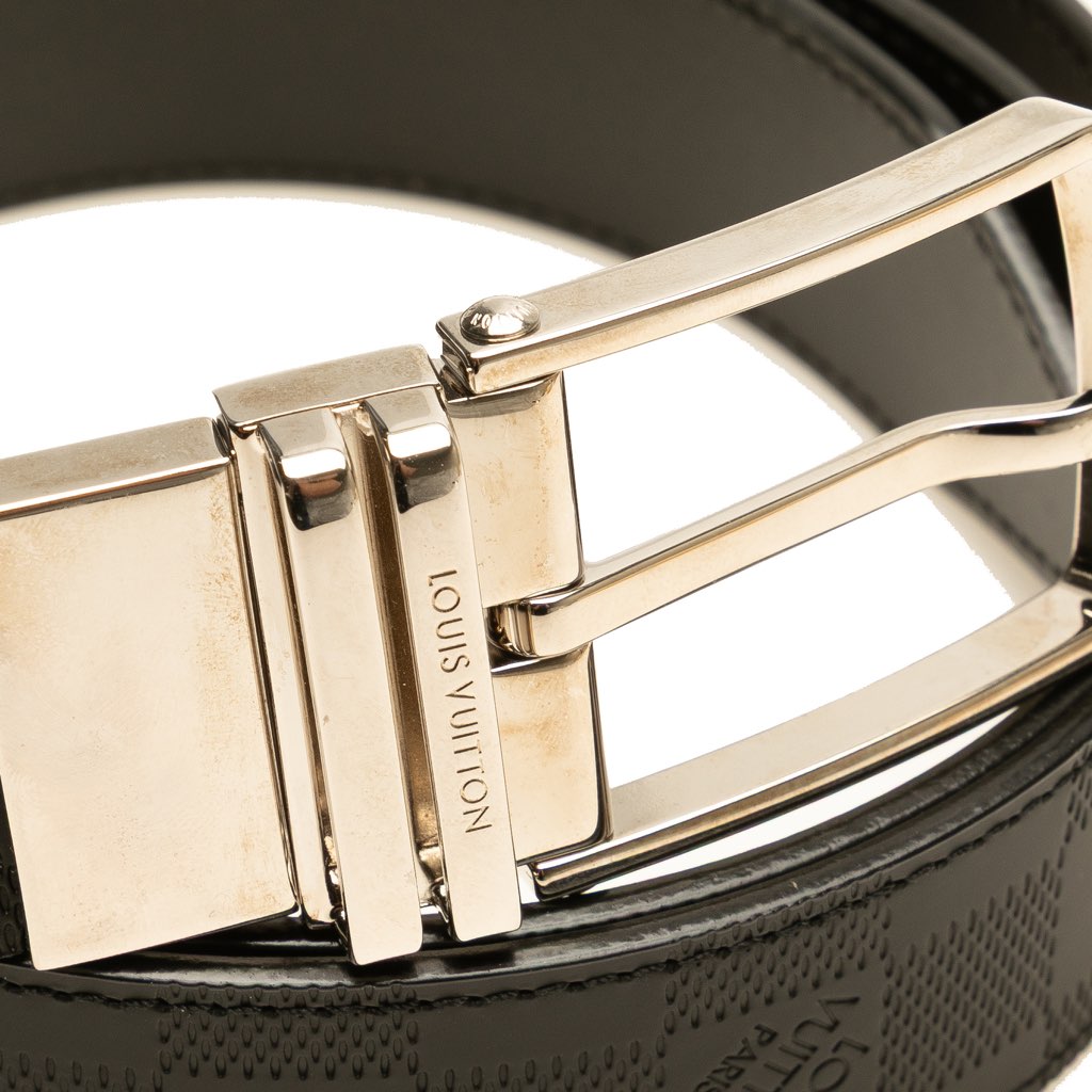 Louis Vuitton Damier Infini Boston Reversible Belt - Side view