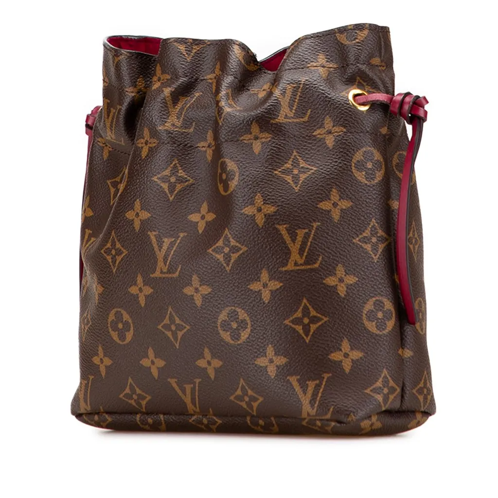 Louis Vuitton Monogram Noe Pouch Brown Canvas Very good - Back View