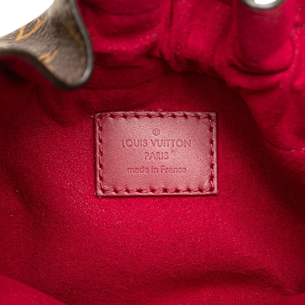 Louis Vuitton Monogram Noe Pouch Brown Canvas Very good - Box View