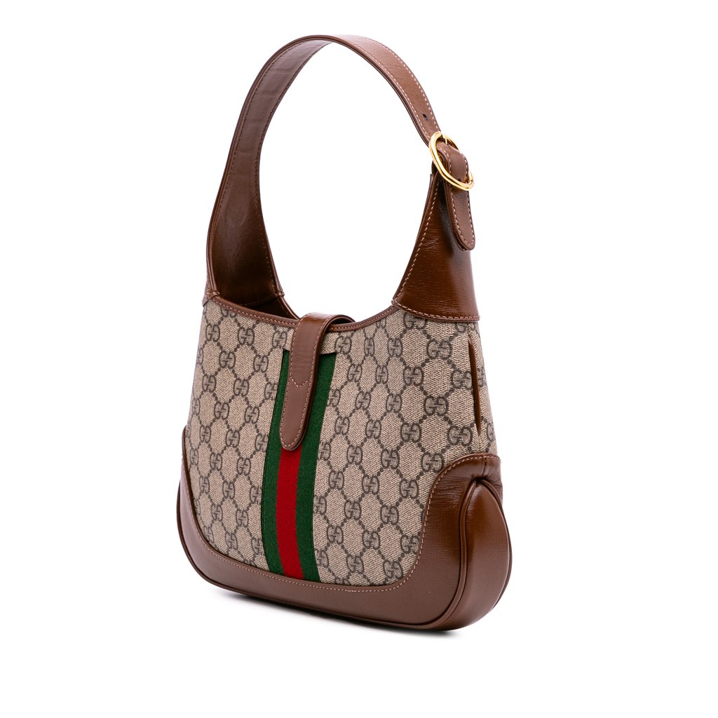 Gucci Small GG Supreme Jackie 1961 Crossbody - 2