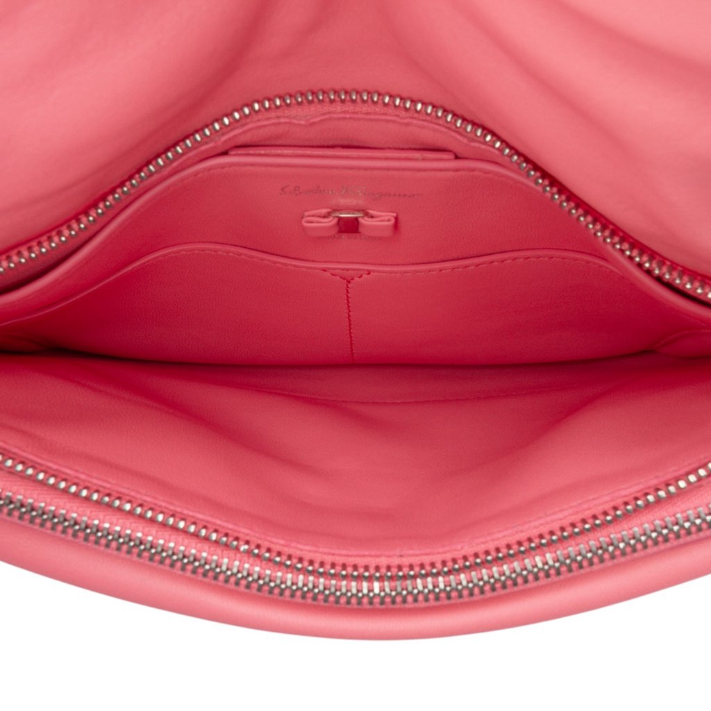 Salvatore Ferragamo Padded Leather Viva Bow Crossbody - Side view