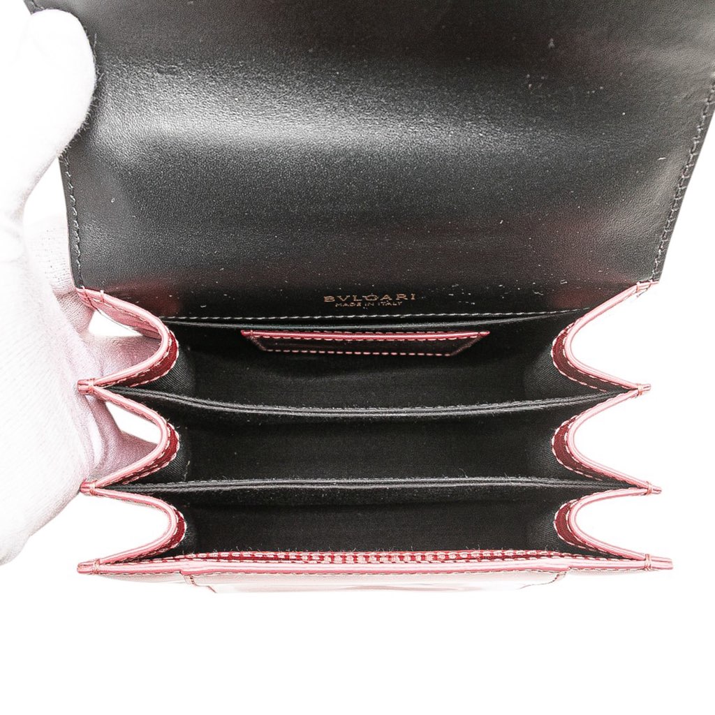 Bvlgari Patent Serpenti Forever Top Handle Satchel - 4