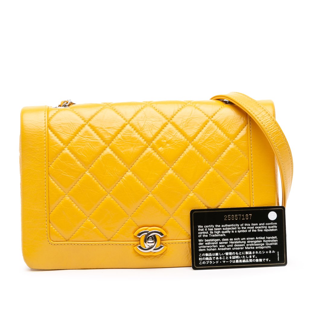 Chanel Crumpled Calfskin Bi Quilted Vintage Full Flap - Image 12