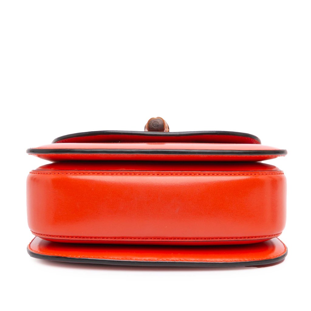 Gucci Mini Calfskin 1947 Bamboo Top Handle Bag - 3