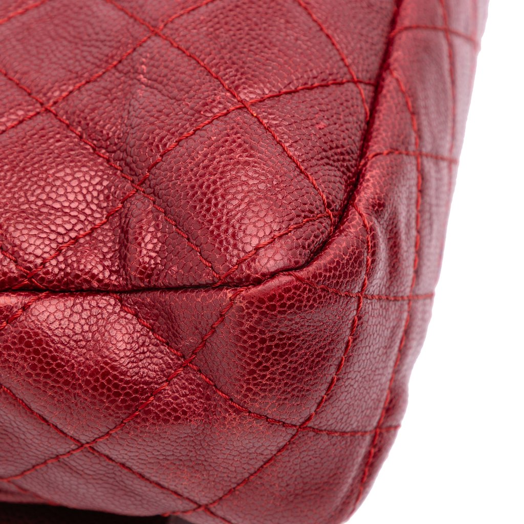 Chanel Medium Quilted Caviar Easy Flap - Image 13