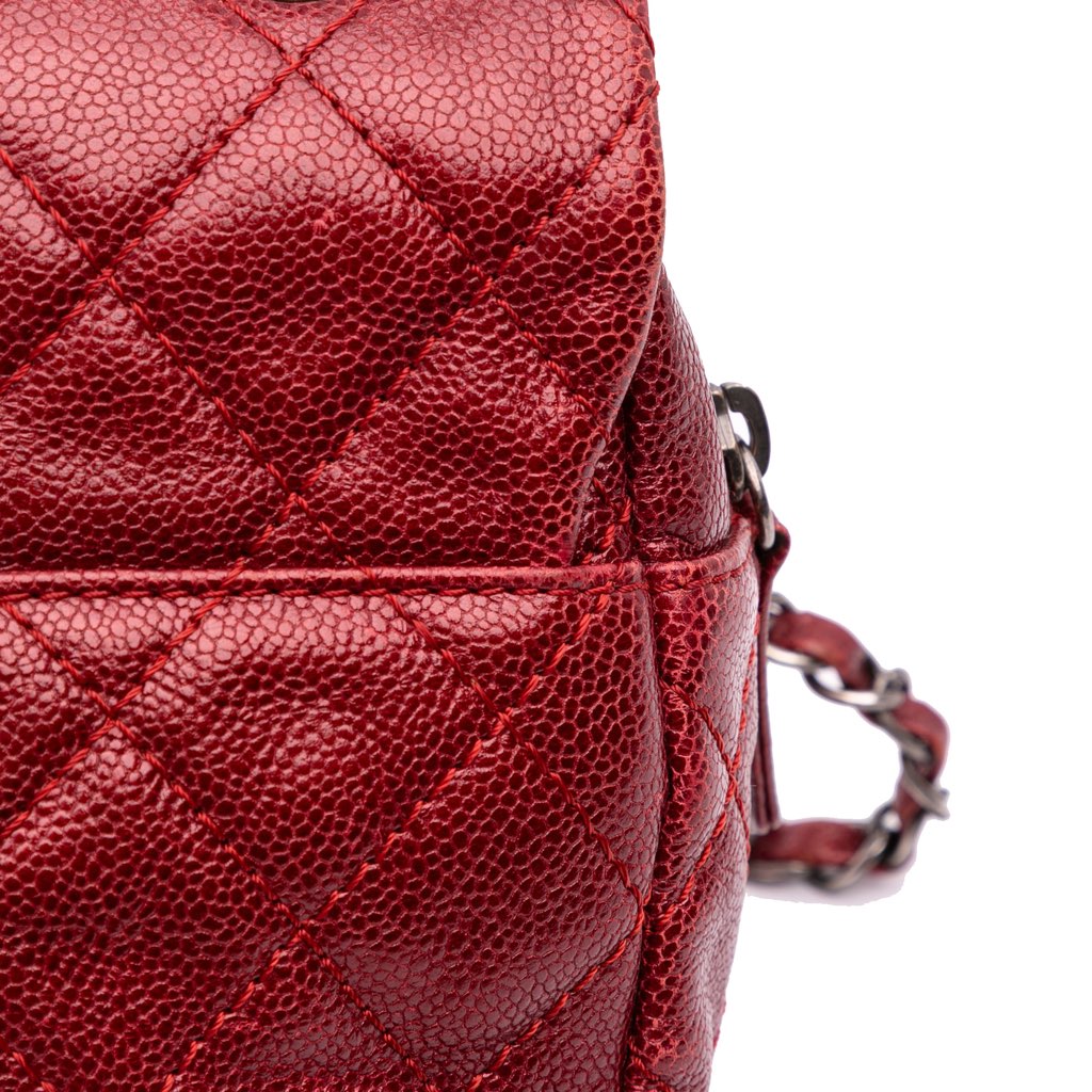 Chanel Medium Quilted Caviar Easy Flap - Image 11