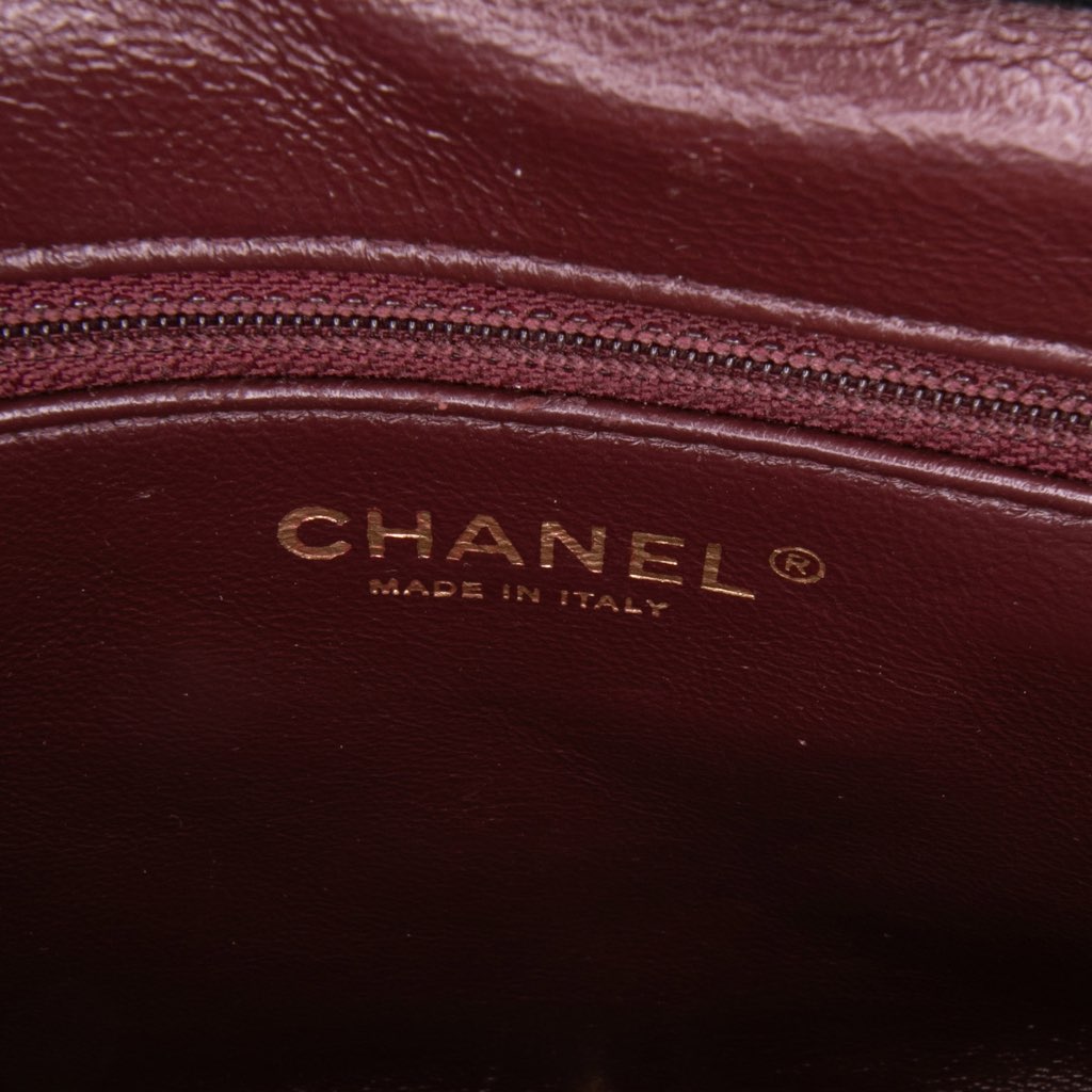 Chanel Large Lambskin Trendy CC Top Handle Flap - Side view