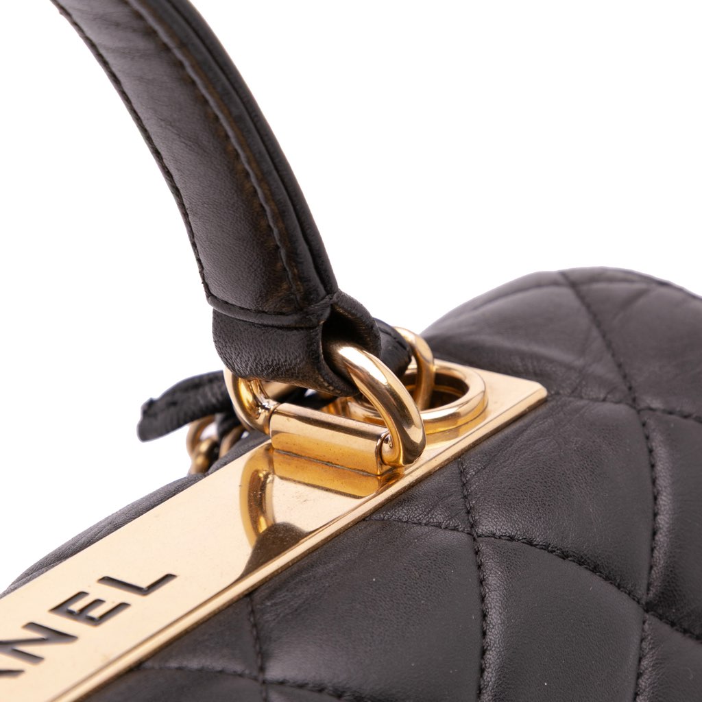 Chanel Large Lambskin Trendy CC Top Handle Flap - Image 12