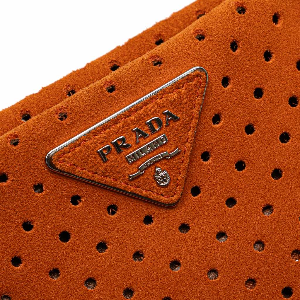 Prada Scamosciato Perforated Bauletto - Detail 2