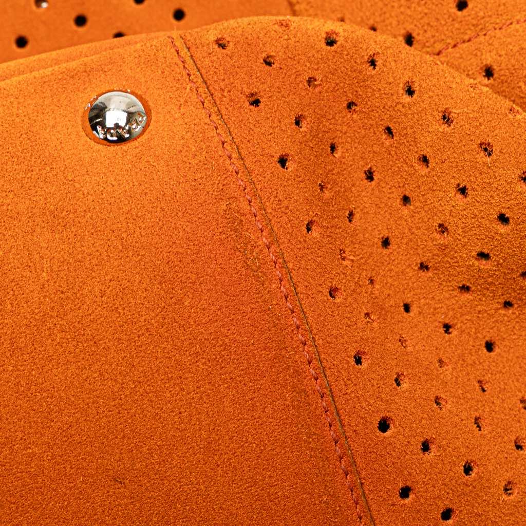 Prada Scamosciato Perforated Bauletto - Image 10