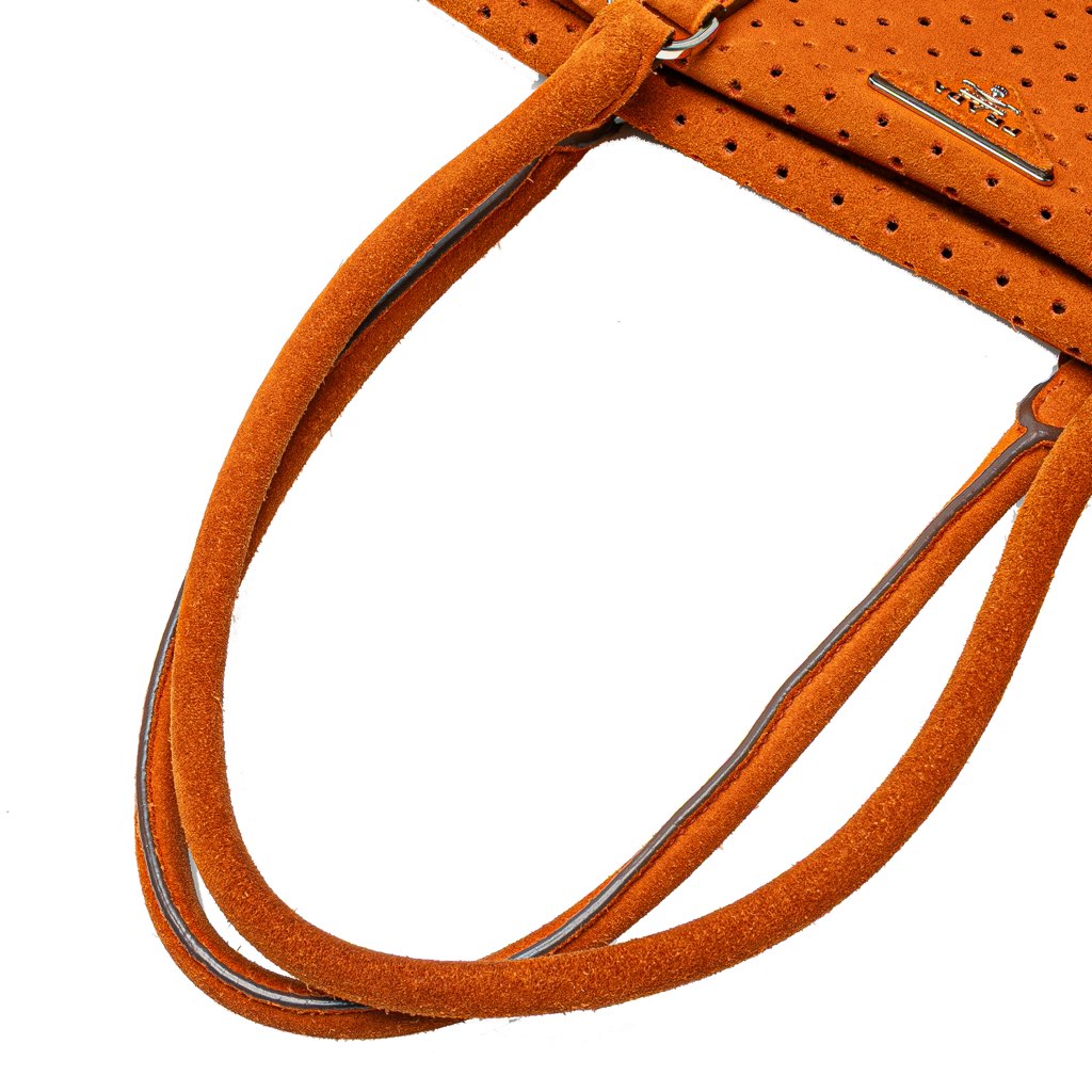 Prada Scamosciato Perforated Bauletto - Image 12