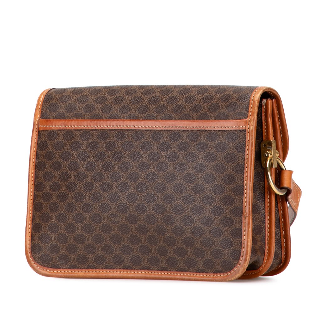 Celine Macadam Coated Canvas Crossbody - 2