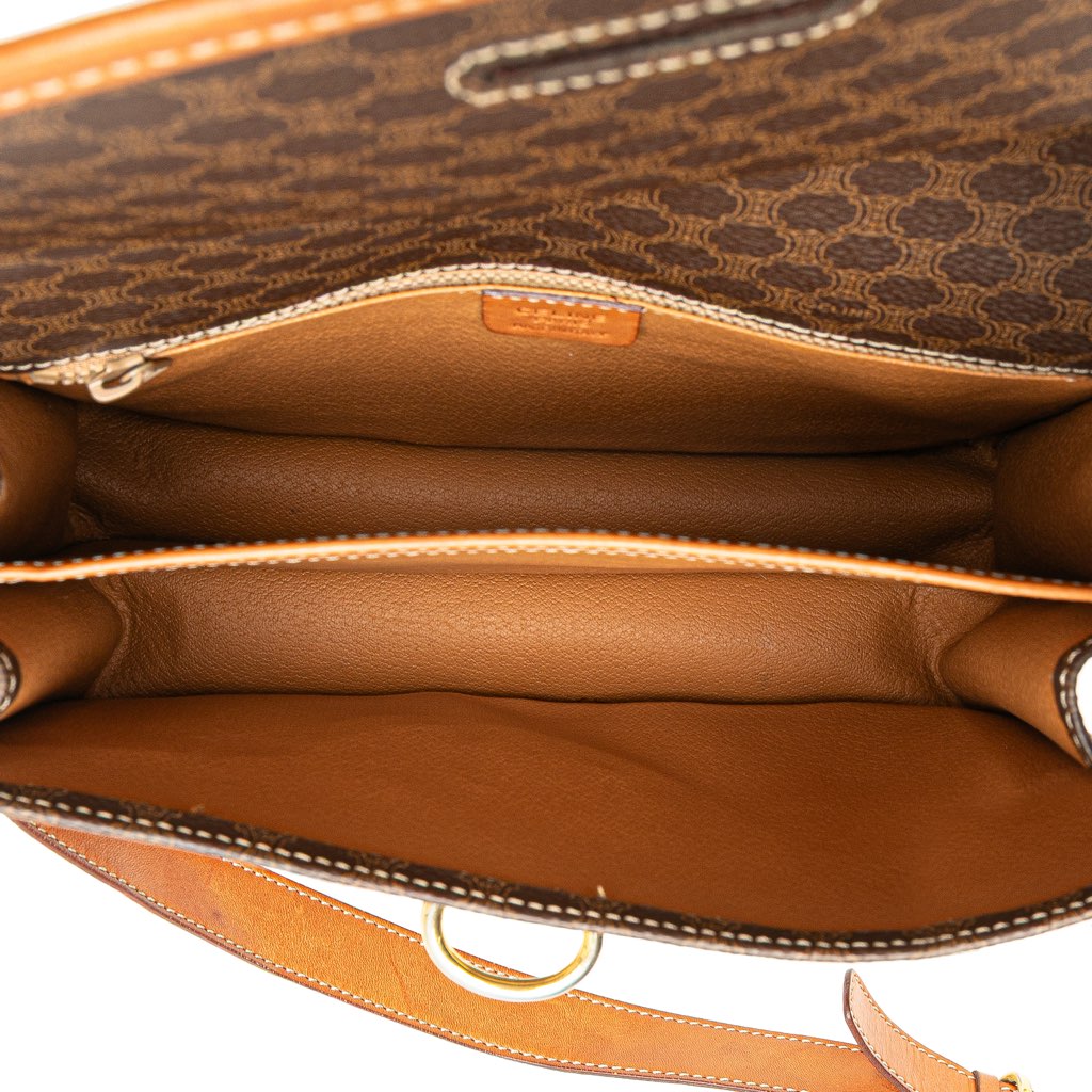 Celine Macadam Coated Canvas Crossbody - 4