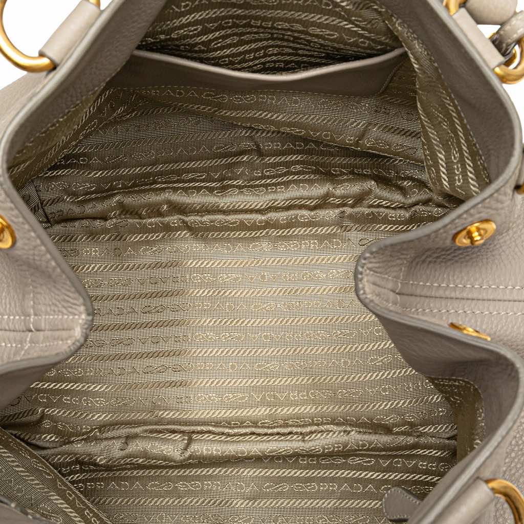 Prada Vitello Daino Open Convertible Tote - 4