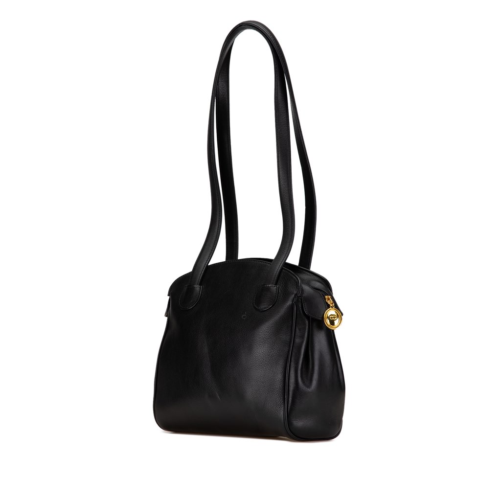 Dior Leather CD Logo Shoulder Bag - 2