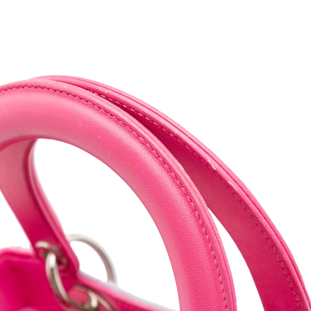 Dior Medium Bicolor Lambskin Cannage Lady Dior - Image 14