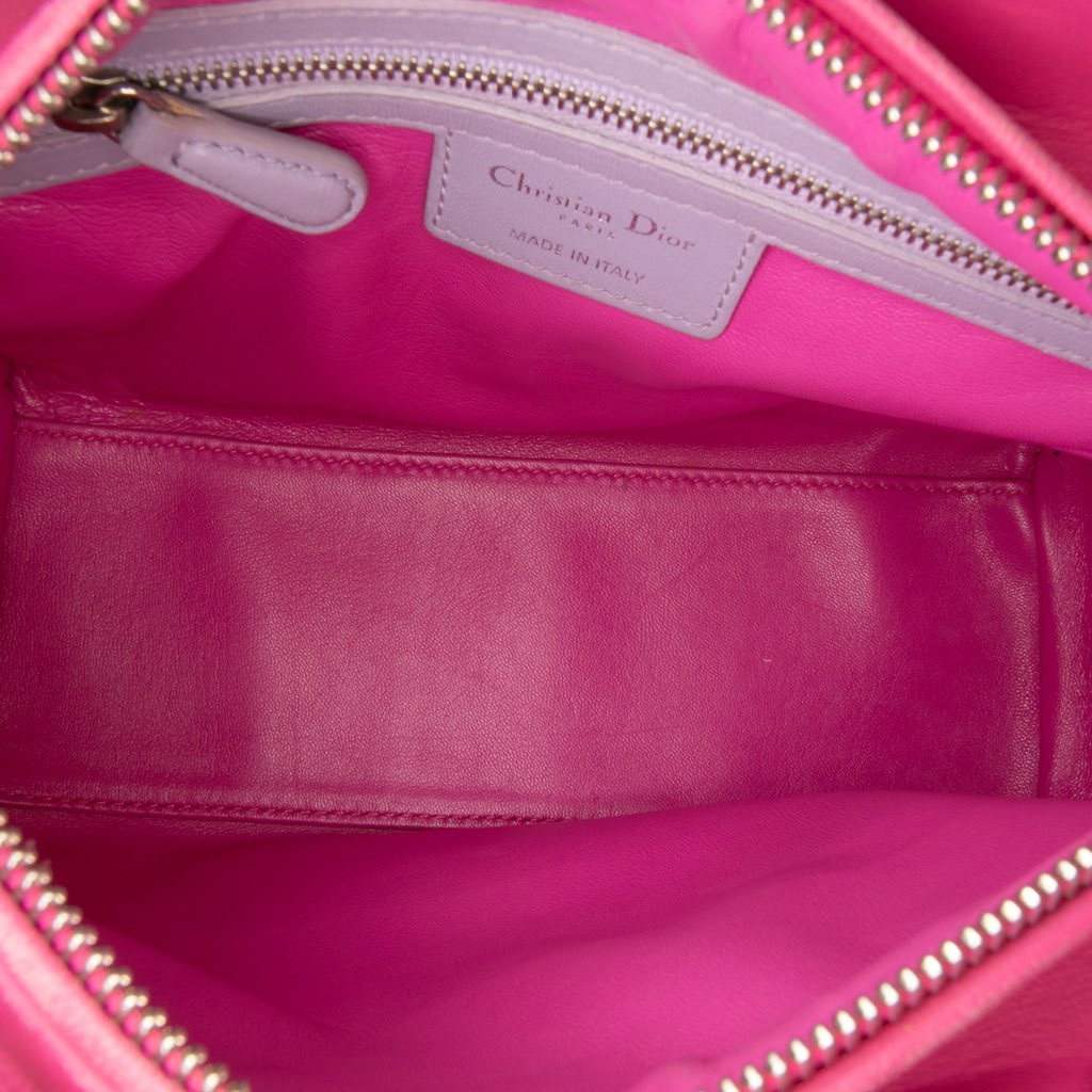 Dior Medium Bicolor Lambskin Cannage Lady Dior - 4