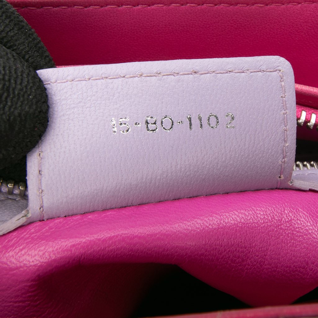 Dior Medium Bicolor Lambskin Cannage Lady Dior - Detail 1
