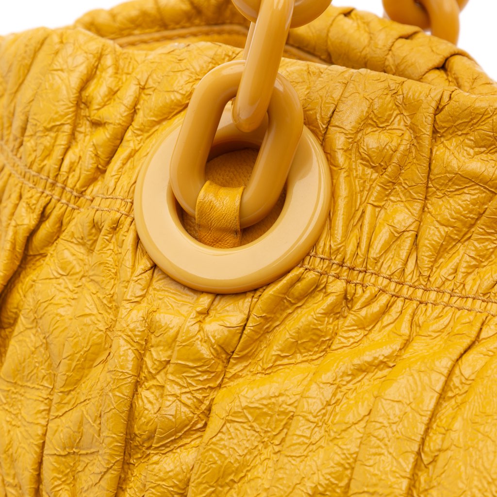 Prada Vernice Gaufre Chain Tote - Image 12