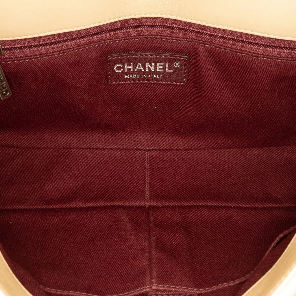 Chanel Medium Classic Tricolor Lambskin Single Flap - 4