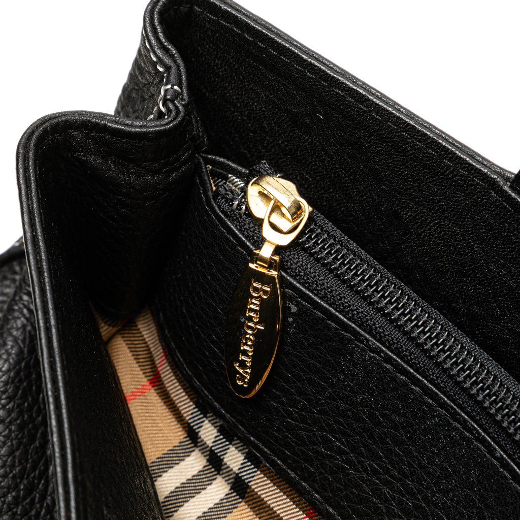 Burberry Leather Tote - Side view