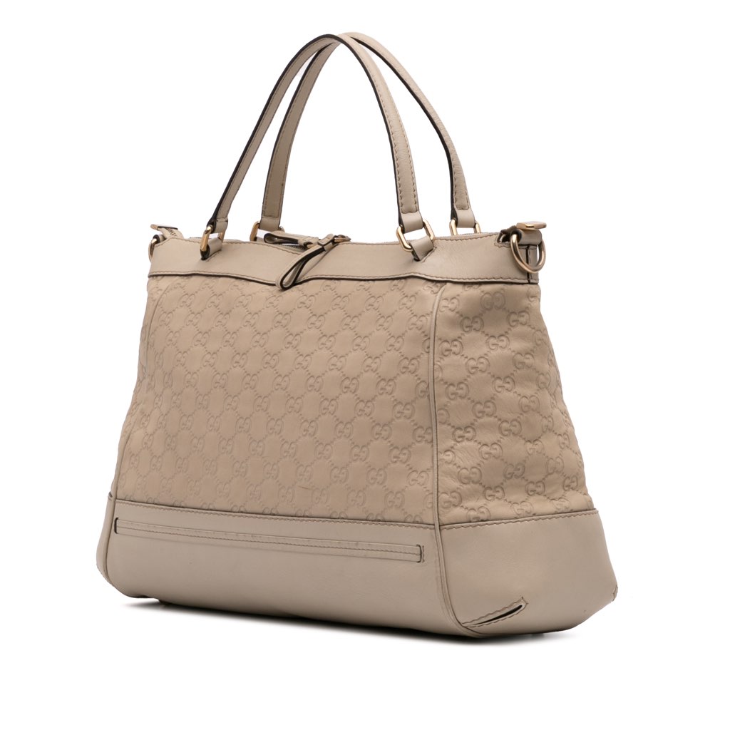 Gucci Guccissima Mayfair Satchel - Back view