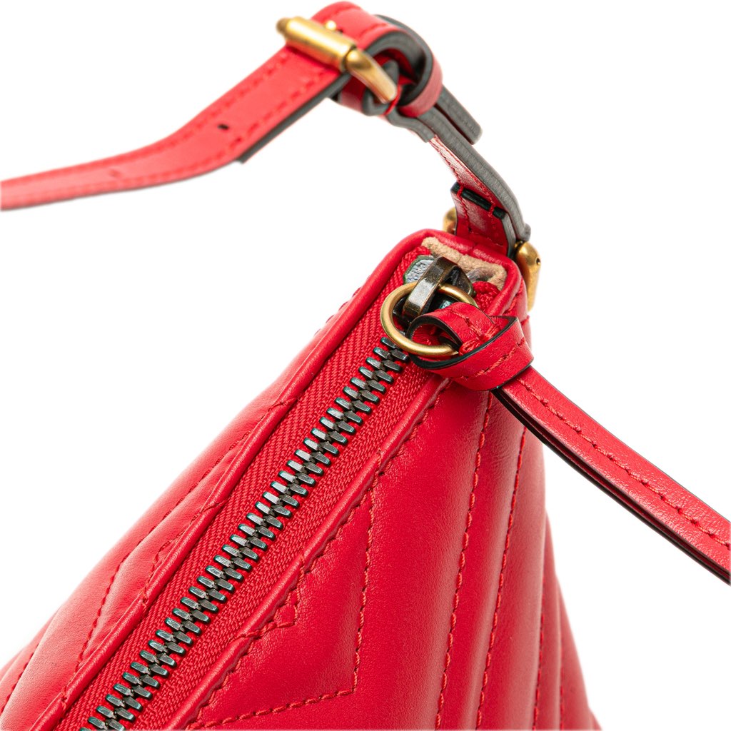 Gucci GG Marmont Matelasse Leather Shoulder Bag - Detail 2