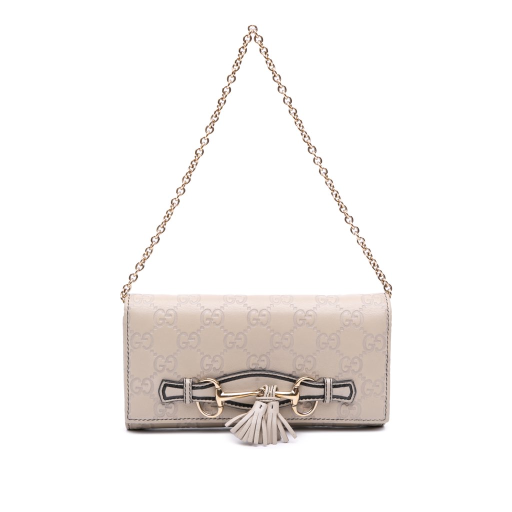 Gucci Guccissima Emily Wallet On Chain